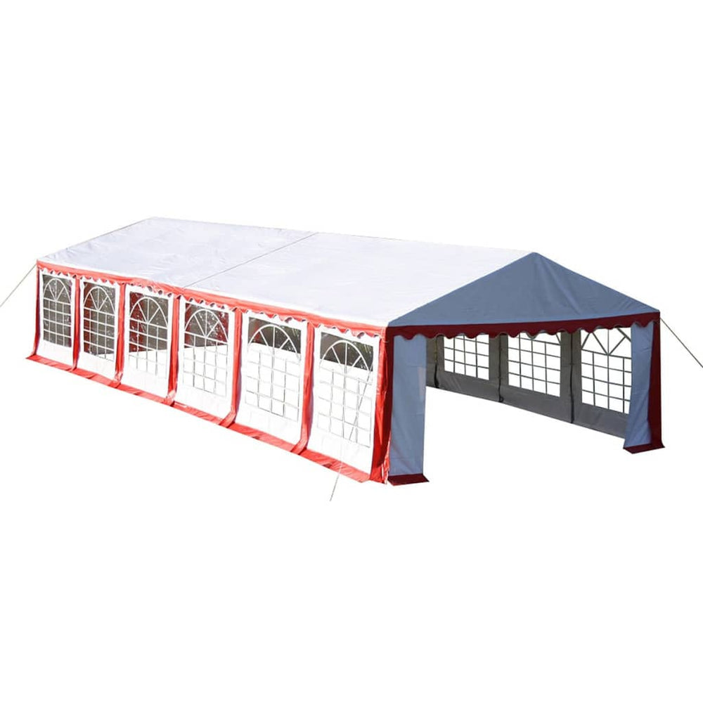 Replacement Roof Tarpaulin Side Panels Marquee Party Tent 12 x 6m Red&White