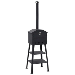 vidaXL Outdoor Charcoal Pizza Oven with 2 Firebricks
