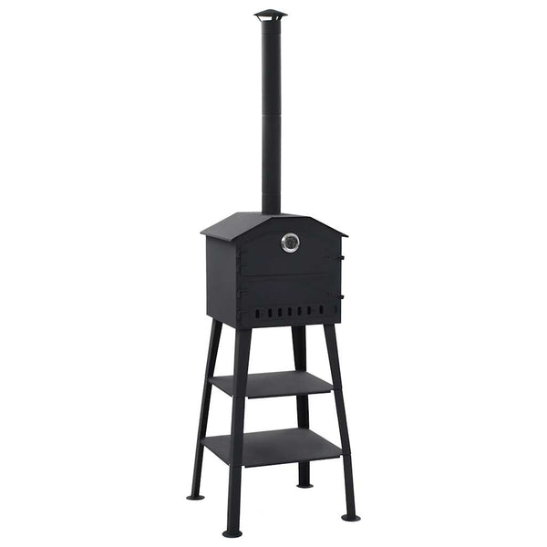 vidaXL Outdoor Charcoal Pizza Oven with 2 Firebricks