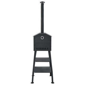 vidaXL Outdoor Charcoal Pizza Oven with 2 Firebricks