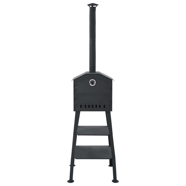 vidaXL Outdoor Charcoal Pizza Oven with 2 Firebricks