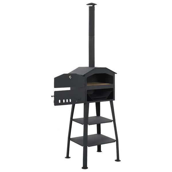 vidaXL Outdoor Charcoal Pizza Oven with 2 Firebricks