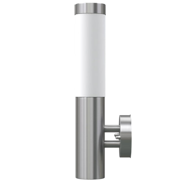 vidaXL Wall Light Stainless Steel Indoor & Outdoor Waterproof
