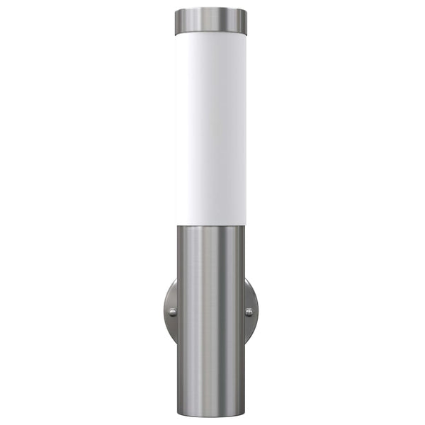 vidaXL Wall Light Stainless Steel Indoor & Outdoor Waterproof