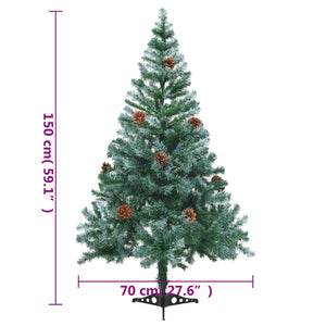 Künstlicher Weihnachtsbaum 150cm Gefrostet