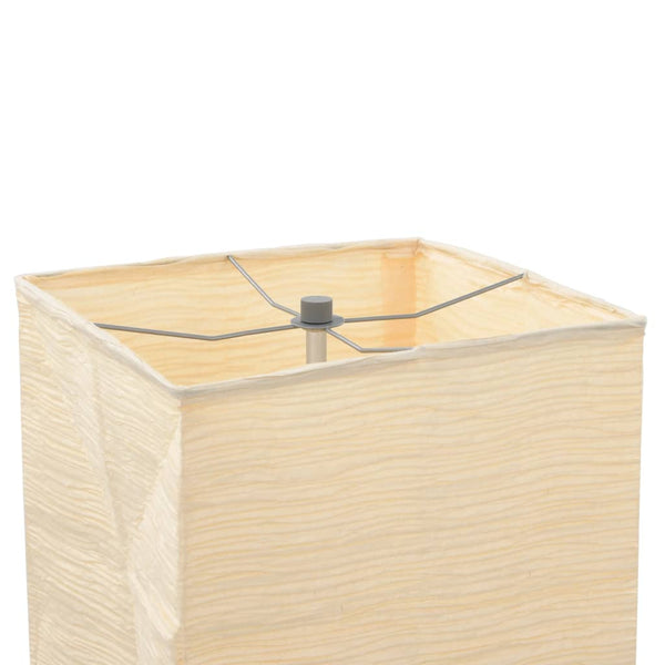 Beige Stehlampe 135cm mit Stahlständer