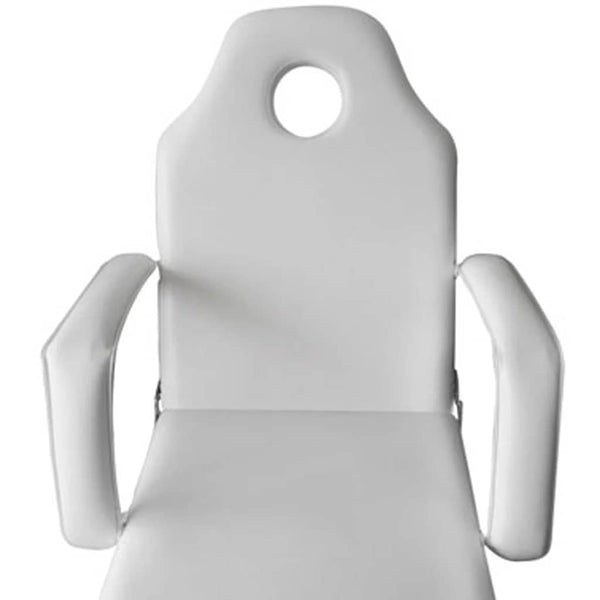 vidaXL Portable Cosmetic Chair Artificial Leather 185x78x76 cm White