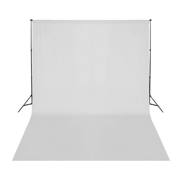 vidaXL Photo Backdrop without Stand Cotton White 500x300 cm