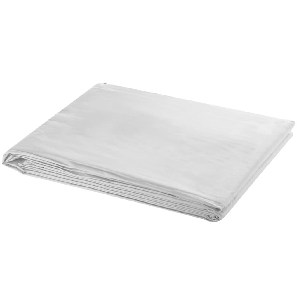 vidaXL Photo Backdrop without Stand Cotton White 600x300 cm