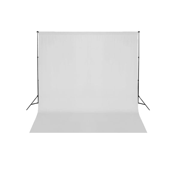 vidaXL Photo Backdrop System 600 x 300 cm White