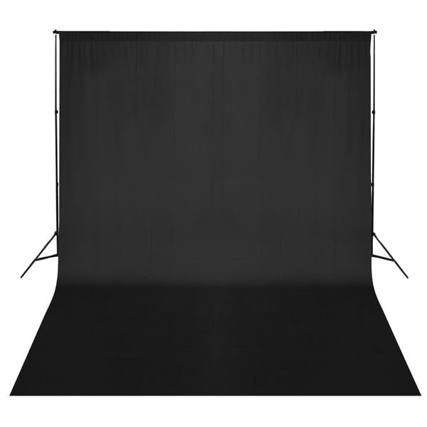 vidaXL Photo Background System 300 x 300 cm Black