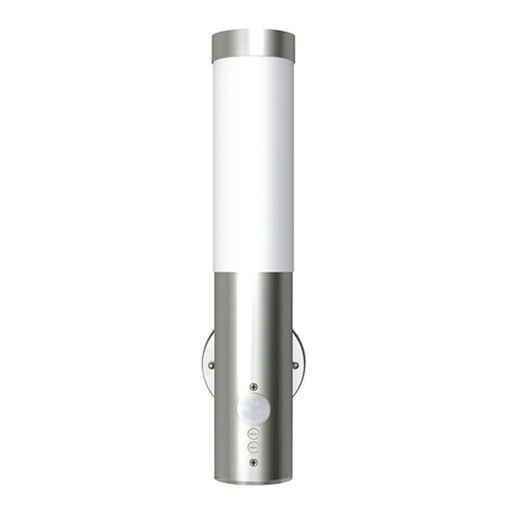 vidaXL Outdoor Wall Lights 2 pcs with Motion Sensor Stainless Steel
