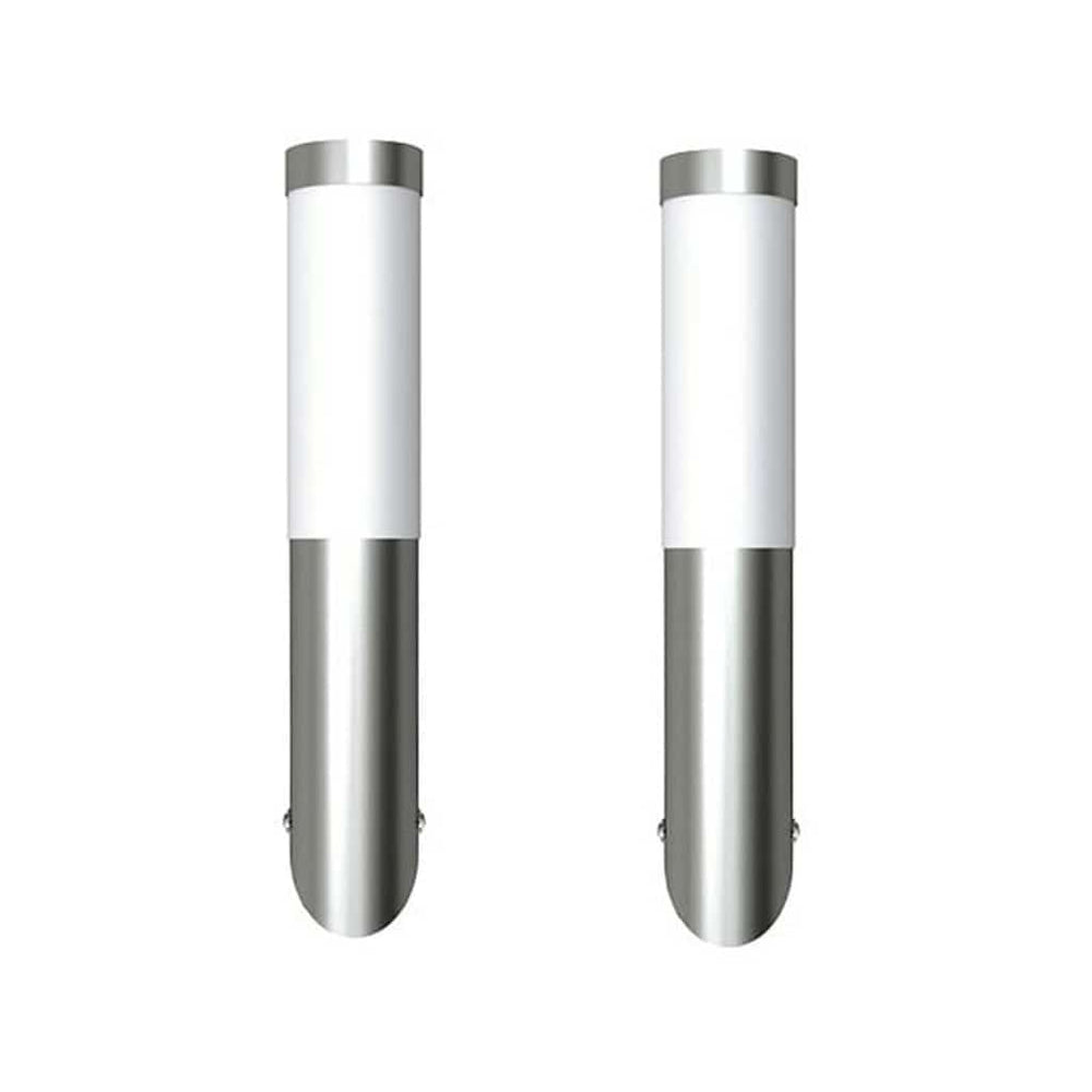 vidaXL Outdoor Wall Lights 2 pcs. Stainless Steel