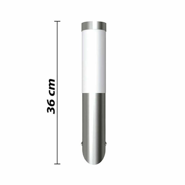 vidaXL Outdoor Wall Lights 2 pcs. Stainless Steel