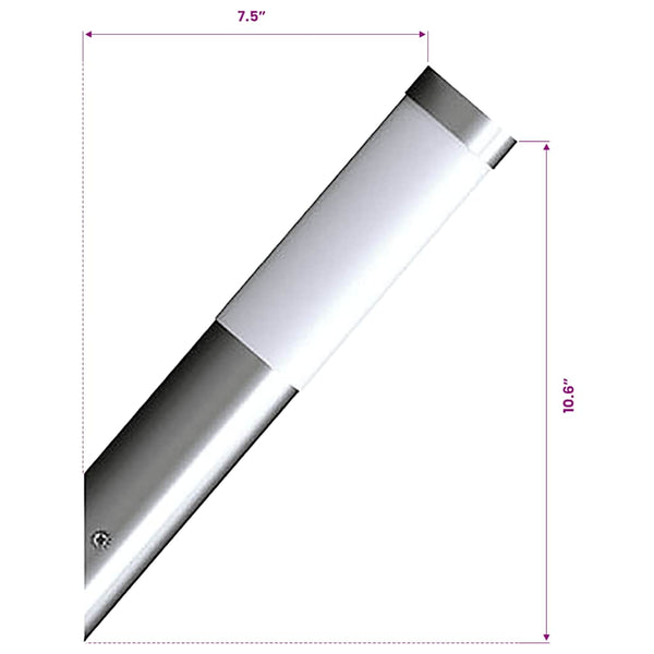 vidaXL Outdoor Wall Lights 2 pcs. Stainless Steel