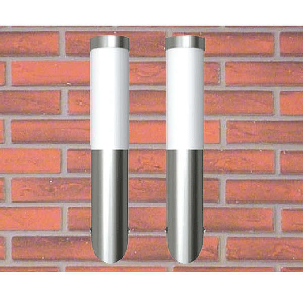 vidaXL Outdoor Wall Lights 2 pcs. Stainless Steel