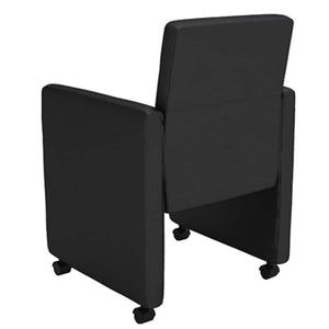 vidaXL Dining Chairs 4 pcs Black Faux Leather