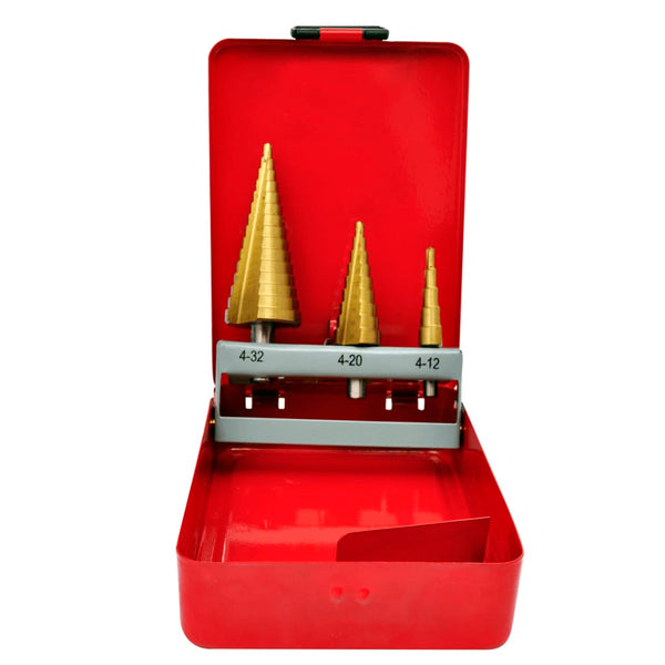 vidaXL Step Drill Bit Set