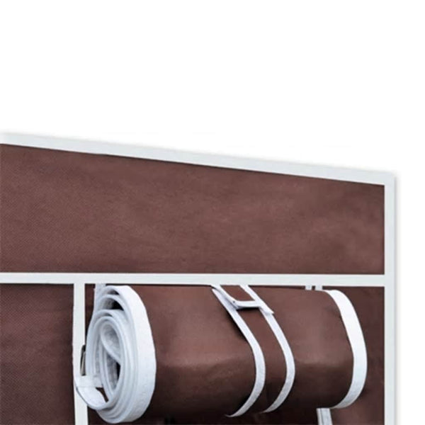 Brauner Stoff Kleiderschrank