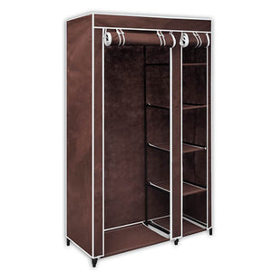 Stoffschrank Braun 2er Set