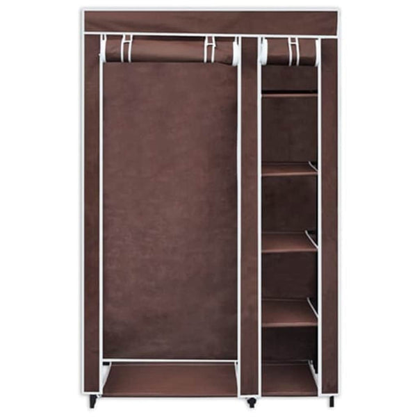 Stoffschrank Braun 2er Set
