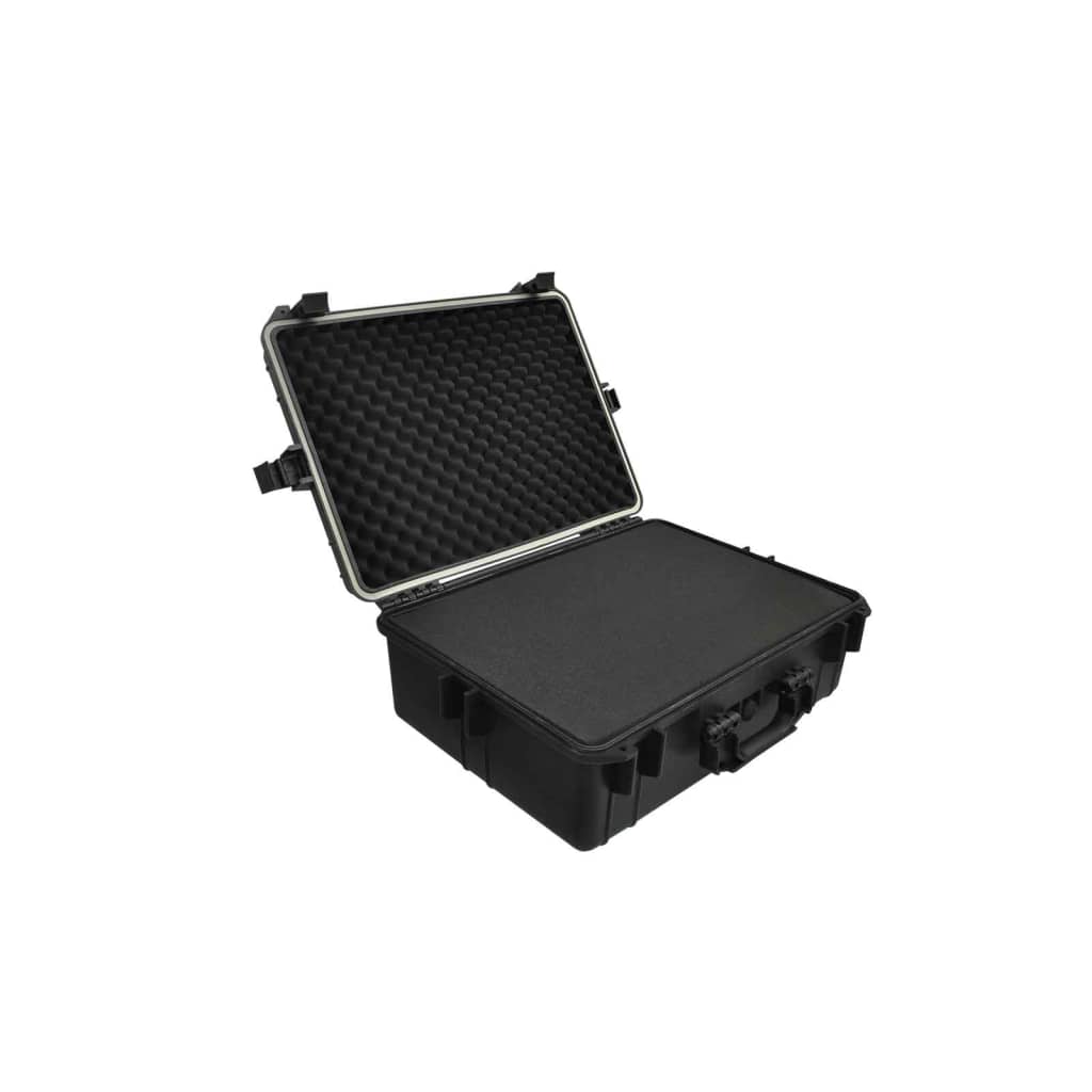 vidaXL Transport Case Black with Foam 35 L Capacity