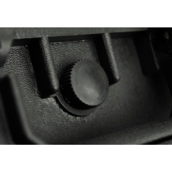 vidaXL Transport Case Black with Foam 35 L Capacity