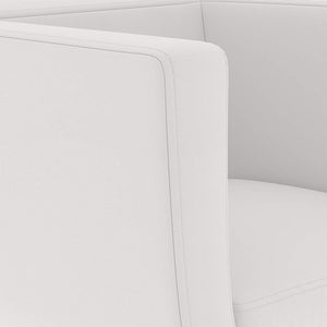 vidaXL Bar Stool White Faux Leather