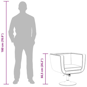 vidaXL Bar Stool White Faux Leather
