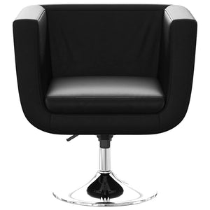 vidaXL Bar Stool Black Faux Leather