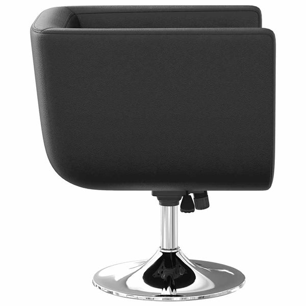 vidaXL Bar Stool Black Faux Leather