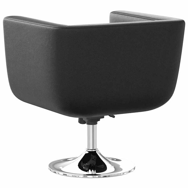 vidaXL Bar Stool Black Faux Leather
