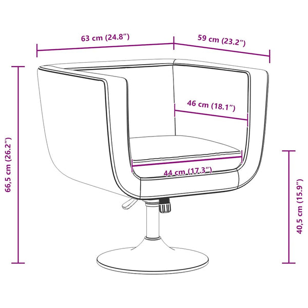 vidaXL Bar Stool Black Faux Leather