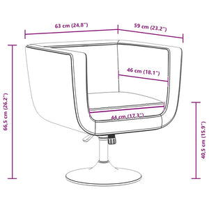 vidaXL Bar Stool Black Faux Leather