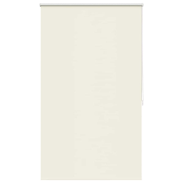 vidaXL Blackout Roller Blind 84.4 x 175 cm, Fabric Width 80 cm, Off-White