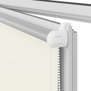 vidaXL Blackout Roller Blind 84.4 x 175 cm, Fabric Width 80 cm, Off-White