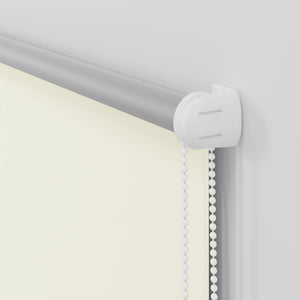 vidaXL Blackout Roller Blind 84.4 x 175 cm, Fabric Width 80 cm, Off-White