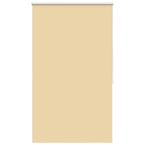 vidaXL Blackout Roller Blind 84.4 x 175 cm, Fabric width 80 cm, Beige