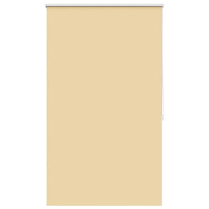 vidaXL Blackout Roller Blind 84.4 x 175 cm, Fabric width 80 cm, Beige