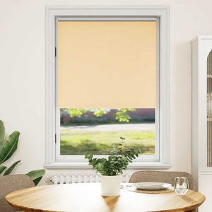 vidaXL Blackout Roller Blind 84.4 x 175 cm, Fabric width 80 cm, Beige
