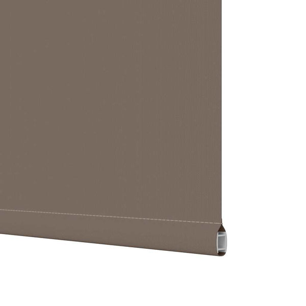 vidaXL Blackout Roller Blind 84.4 x 175 cm, Fabric Width 80 cm, Coffee Brown