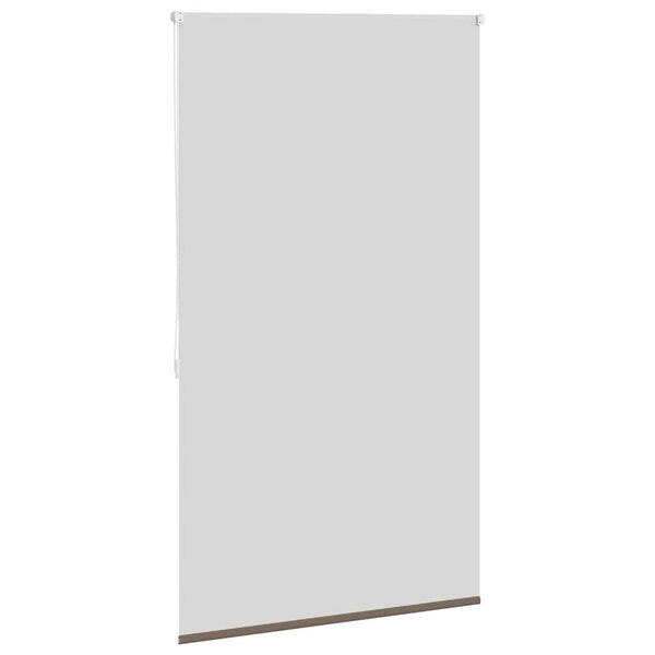 vidaXL Blackout Roller Blind 84.4 x 175 cm, Fabric Width 80 cm, Coffee Brown