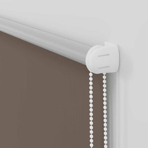 vidaXL Blackout Roller Blind 84.4 x 175 cm, Fabric Width 80 cm, Coffee Brown