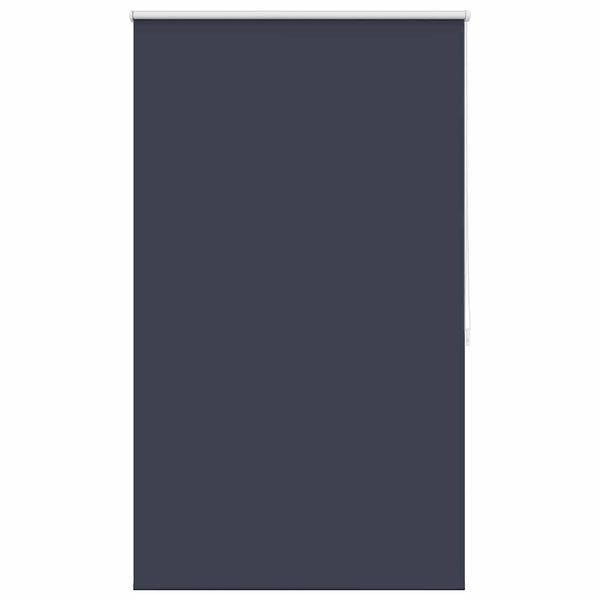 vidaXL Blackout Roller Blind 84.4 x 175 cm, Fabric Width 80 cm, Navy Blue