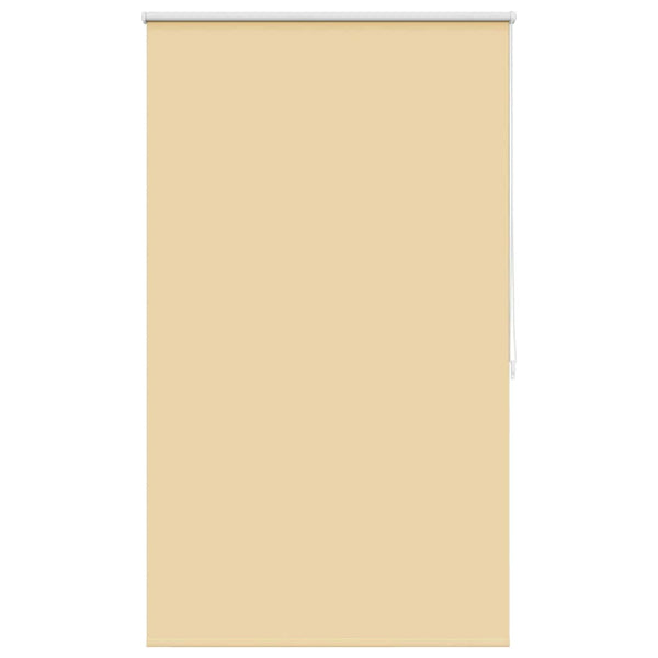 vidaXL Blackout Roller Blind 104.4 x 175 cm, Fabric Width 100 cm, Beige