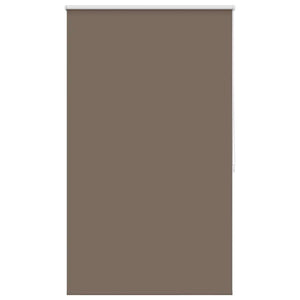 vidaXL Blackout Roller Blind 104.4 x 175 cm, Fabric Width 100 cm, Coffee Brown