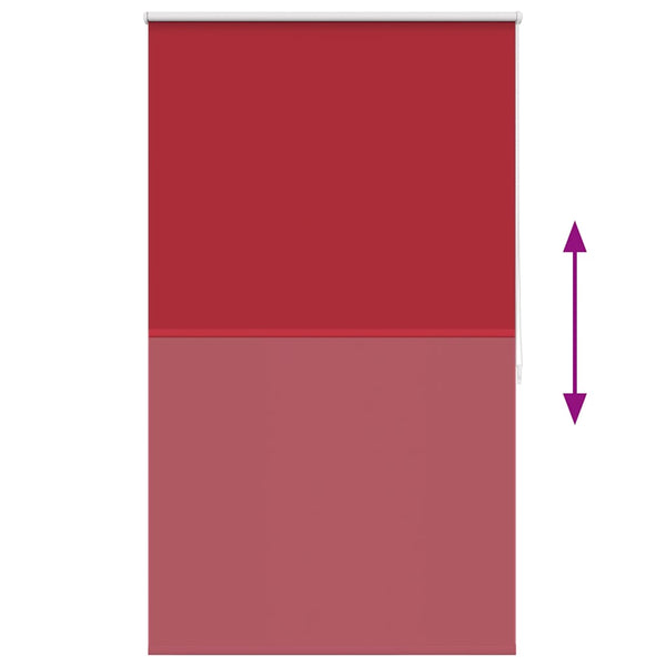 vidaXL Blackout Blind 104.4 x 175 cm, Fabric Width 100 cm, Red