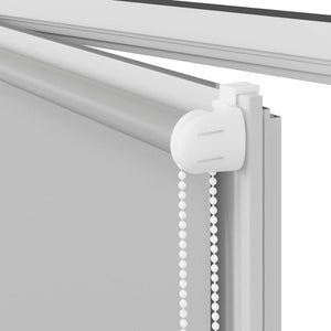 vidaXL Blackout Roller Blind 124.4 x 175 cm, fabric width 120 cm, grey