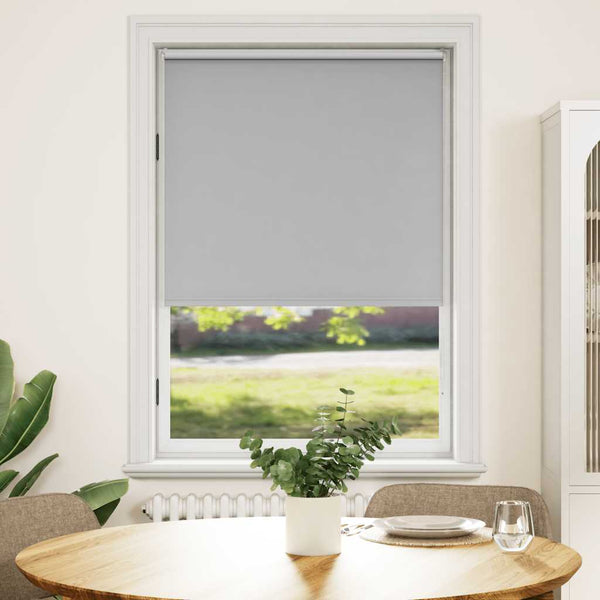 vidaXL Blackout Roller Blind 124.4 x 175 cm, fabric width 120 cm, grey