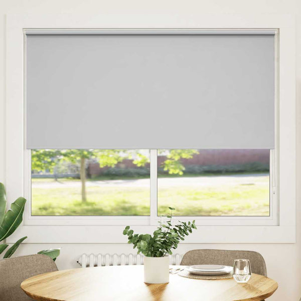 vidaXL Blackout Roller Blind 144.4 x 175 cm, fabric width 140 cm, grey